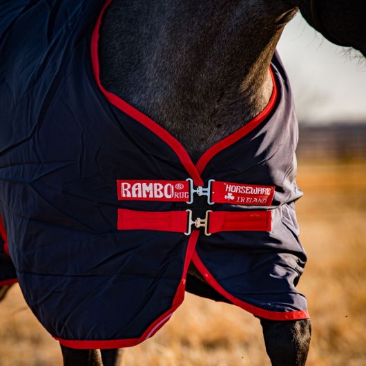 Couverture De Paddock Pour Cheval 200 G - Imperméable, Résistante, Sangles Croisées, Taille 135 Cm