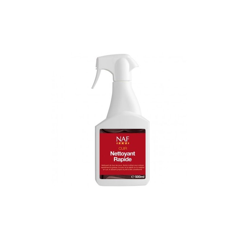 Nettoyant dégraisseur cuir cheval rapide Quick Clean Leather  - Naf