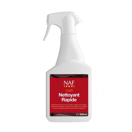 Nettoyant dégraisseur cuir cheval rapide Quick Clean Leather  - Naf