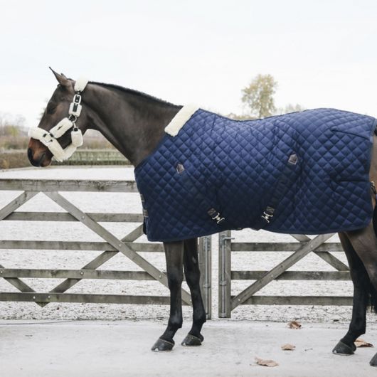 Couvre-cou équitation imperméable Cheval - Allweather 200 noir