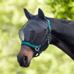 Masque anti-mouche pour licol cheval Premium - Waldhausen