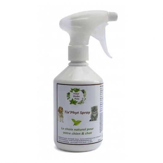 Tix Phyt Vital Herbs chien et chat spray insectes 500ml