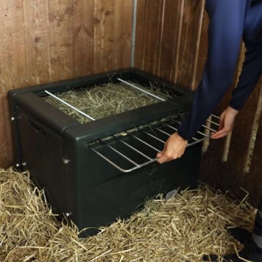 Râtelier à foin anti-poussière Haybox