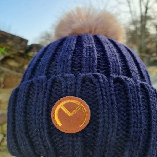 Bonnet équitation Pompon Gold - Mademoiselle Cavalière 