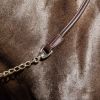 Longe de présentation cheval cuir et chaine 270 cm - Kentucky Horsewear 42561