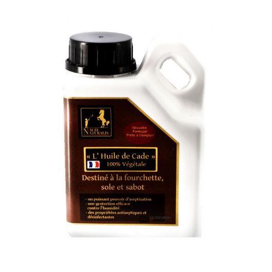 Huile de cade cheval 35% - Ungula Naturalis - UNGULA NATURALIS - Fourchette  pourrie cheval - Equestra