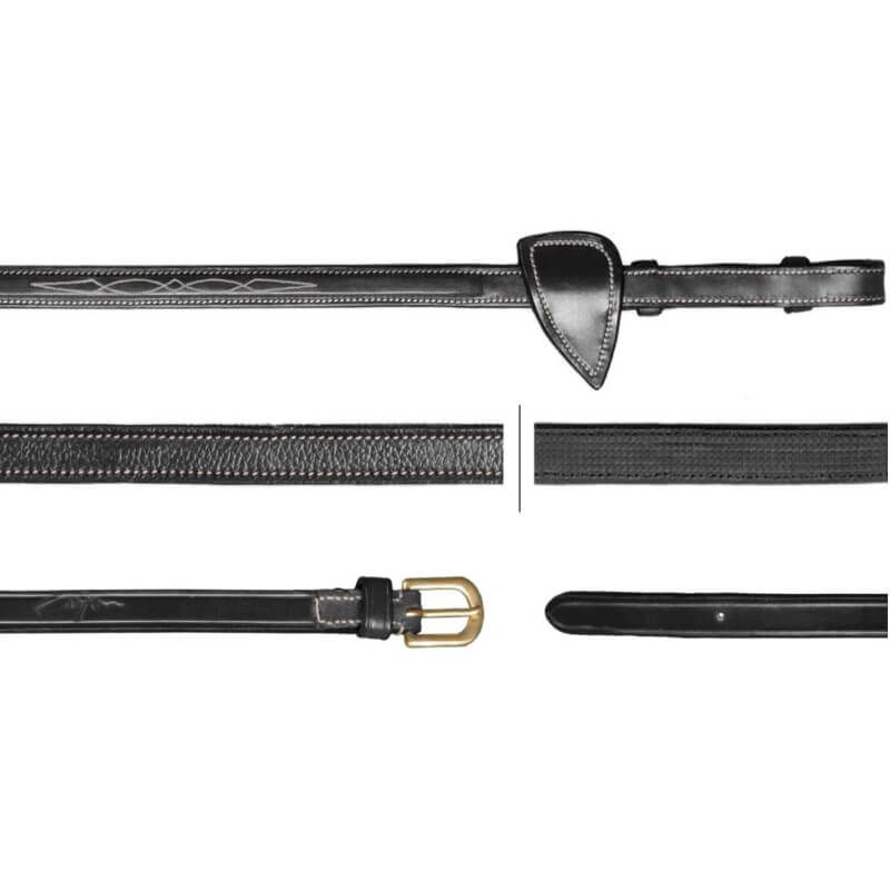 Rênes Hunter Grip cheval D Collection 1/2 - Dy'on 