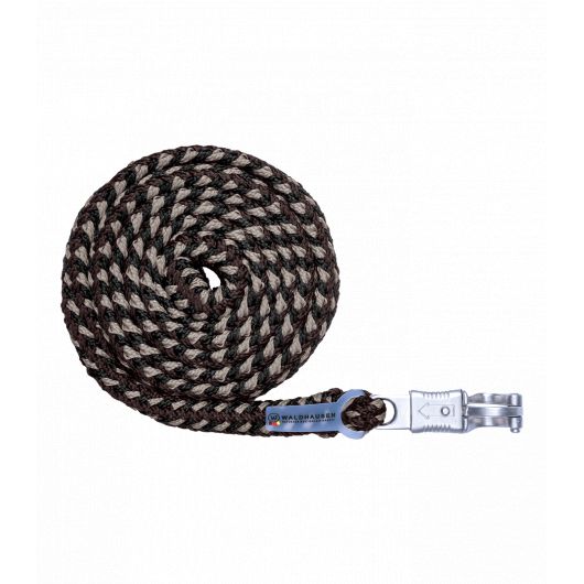 Longe coton tressémousqueton anti-panique 2 m Plus - Waldhausen