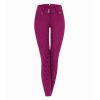 Pantalon équitation femme taille haute Micro Sport Silikon fond silicone - Elt