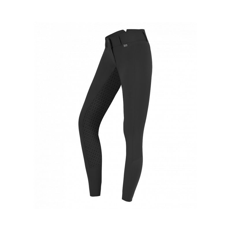Pantalon équitation femme taille haute Micro Sport Silikon fond silicone - Elt