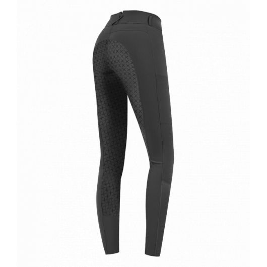 Pantalon équitation femme taille haute Micro Sport Silikon fond silicone - Elt