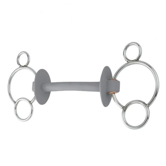 Mors Pessoa 3 Anneaux 18mm Pagony Argent - Taille 13,5