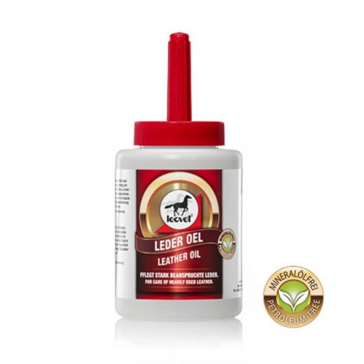 Huile pour cuir avec applicateur - 250 mL - Leovet Huile pour cuir avec applicateur - 250 mL - Leovet