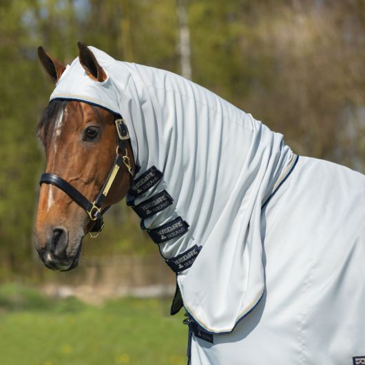 Chemise anti-dermite cheval avec couvre-cou Rambo Sweet itch Hoody - Horseware
