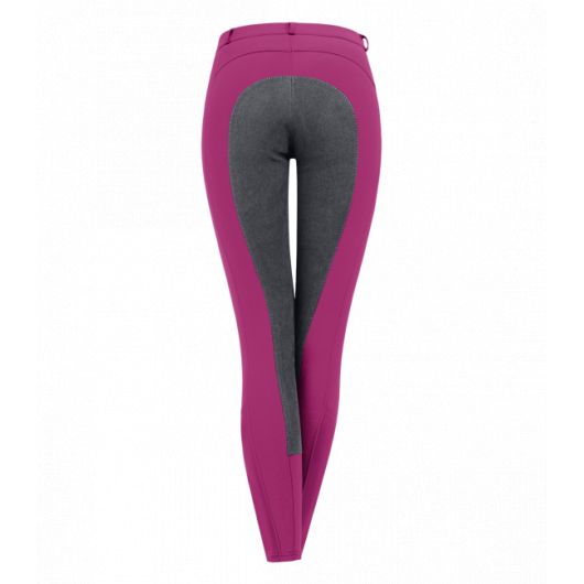 Pantalon équitation enfant Micro Sport fond peau - Elt