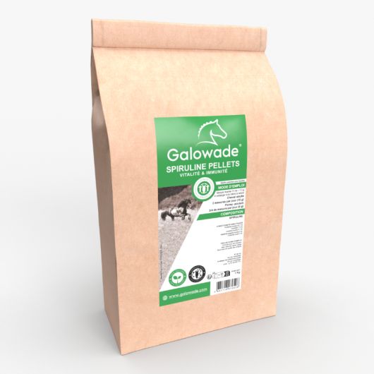 Spiruline Pellets Galowade vitamines cheval