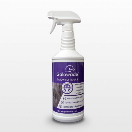 Galow Fly Repuls Galowade spray anti-mouche cheval Galow Fly Repuls Galowade spray anti-mouche cheval