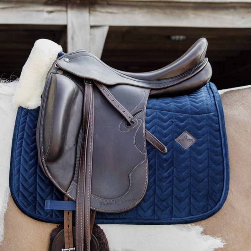 Tapis de selle cheval Skin Friendly Velvet - Kentucky Horsewear 