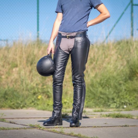 Chaps longues en cuir - Dy'on 