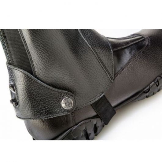 Mini-chaps Lugano cuir grainé équitation - Sergio Grasso