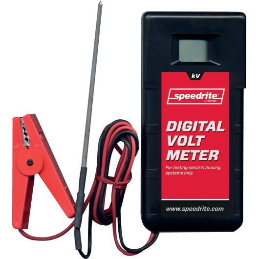 Voltmètre Digital 10 KV clôture cheval - Speedrite Voltmètre Digital 10 KV clôture cheval - Speedrite