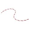 Cordelette Premium 6mm en PEHD en bobine 200m blanc/rouge clôture cheval - Speedrite