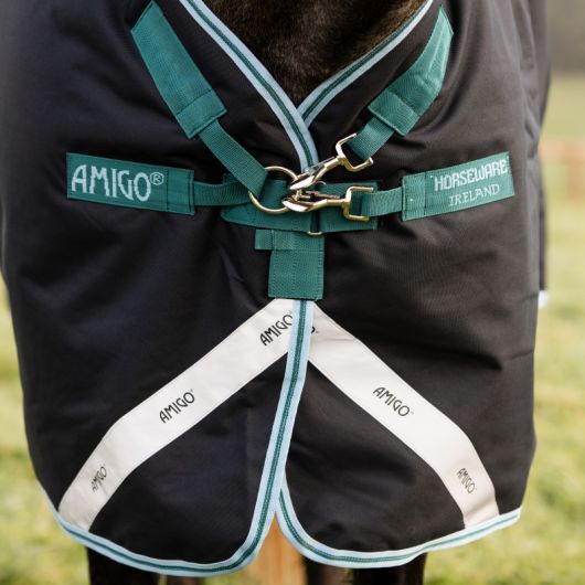 Couverture extérieur cheval 250 g Amigo Bravo 12 Plus Medium - Horseware Couverture extérieur cheval 250g Amigo Bravo 12 Plus Medium - Horseware