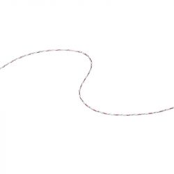 Tresse électroplastique Premium 3mm blanc/rouge en bobine 200m clôture cheval - Speedrite