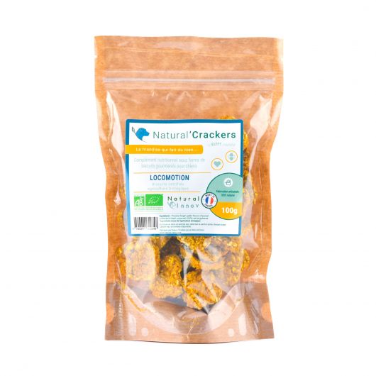Friandises chien naturelles locomotion Natural Crackers Moov - Natural Innov Friandises chien naturelles locomotion Natural Crackers Moov - Natural Innov