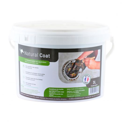 Natural'Coat -onguent sabot cheval incolore et noir - Natural'Innov