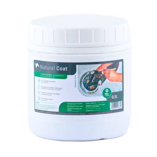 Natural'Coat -onguent sabot cheval incolore et noir - Natural'Innov