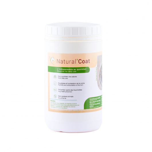 Natural'Coat -onguent sabot cheval incolore et noir - Natural'Innov