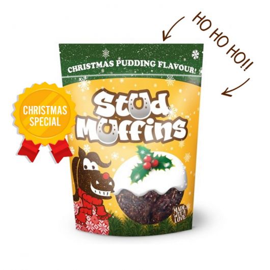 Friandises cheval Christmas pudding 15 morceaux 410g - Stud Muffins Friandises cheval Christmas pudding 15 morceaux 410g - Stud Muffins
