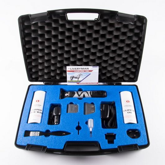 Tondeuse cheval batterie et secteur Kare Pro 100 Professional (3 peignes) - Liveryman