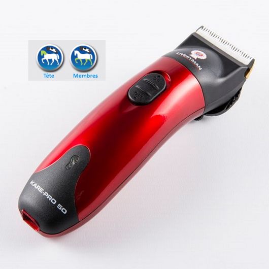 Tondeuse de finition cheval rechargeable Kare-Pro 50 (1 peigne) - Liveryman Tondeuse de finition cheval rechargeable Kare-Pro 50 (1 peigne) - Liveryman
