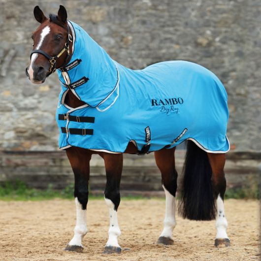 Chemise séchante Rambo Dry Rug Supreme - cou repliable - Horseware Chemise séchante Rambo Dry Rug Supreme - cou repliable - Horseware