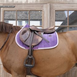 Tapis de selle cheval Velvet Contrast - Kentucky Horsewear 42708