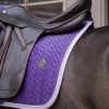 Tapis de selle cheval Velvet Contrast - Kentucky Horsewear 42708