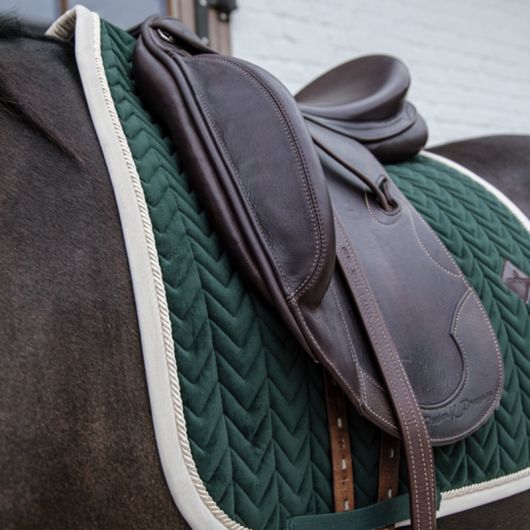 Tapis de selle cheval Velvet Contrast - Kentucky Horsewear 42708 Tapis de selle cheval Velvet Contrast - Kentucky Horsewear 42708