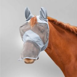 Masque anti-mouche anti-uv cheval intégral avec oreilles Premium - Waldhausen 