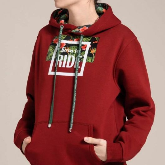 Sweat à capuche équitation unisexe Helsinki Born To Ride - Horse Spirit