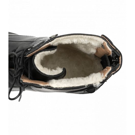 Boots à lacets équitation fourées hiver Belfort - Elt 