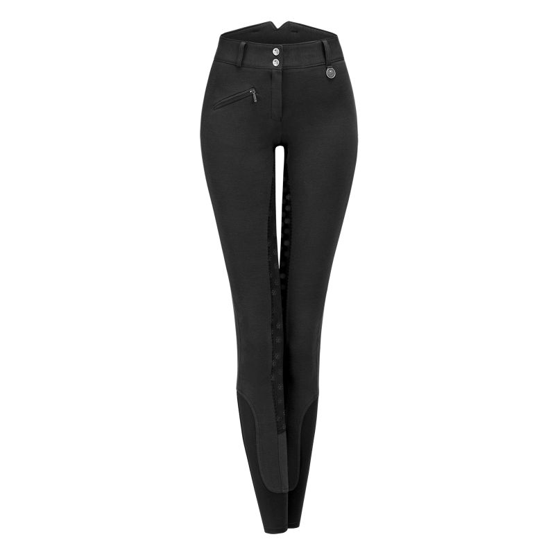 Pantalon équitation taille haute femme chaud thermique Fun Sport fond silicone - Elt 