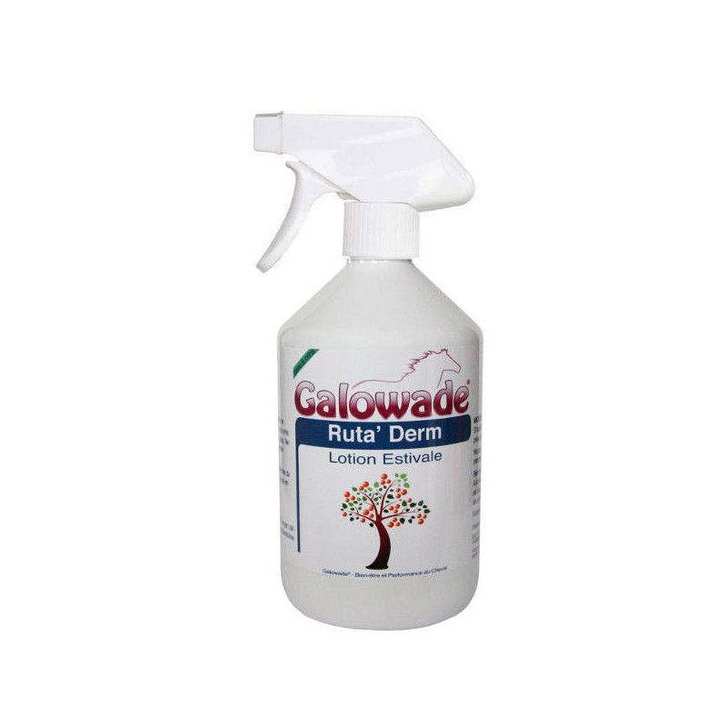 Spray peau et crins cheval 500 ml estivale Ruta Derm - Galowade