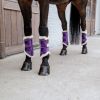Guêtres cheval Brushing Velvet Contrast - Kentucky Horsewear