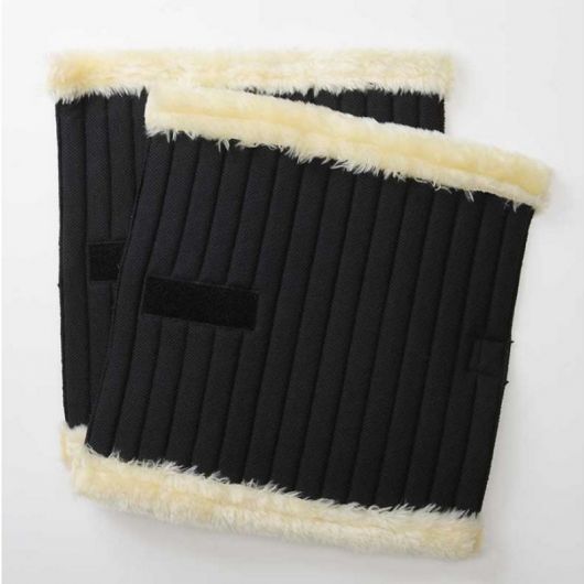 Sous bandes cheval coton/bordure mouton synthétique Klimatex - Kavalkade 