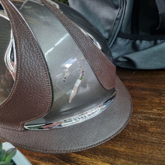 Casque équitation Premium vernis Glossy - Antarès