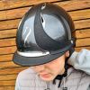 Casque équitation Premium vernis Glossy - Antarès