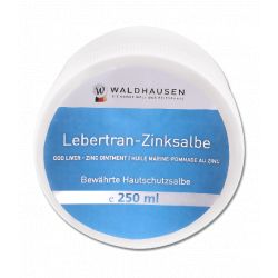 Pommade plaie cheval cicatrisante foie de morue et zinc 250g - Waldhausen