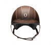 Casque équitation cuir Epona visière classique - Egide 